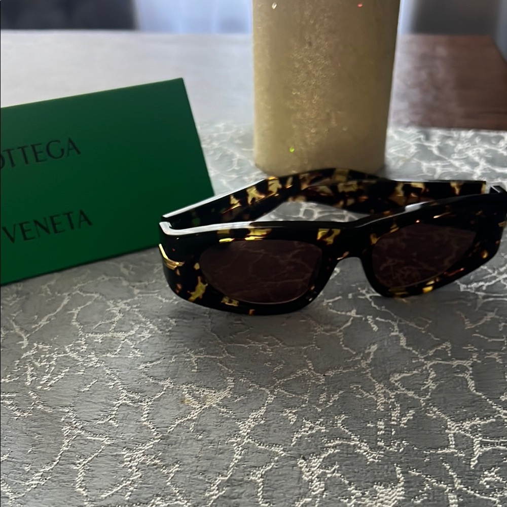 Bottega Veneta Brown Sunglasses